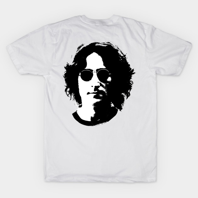 john Lennon Print on Back - John Lennon - T-Shirt | TeePublic